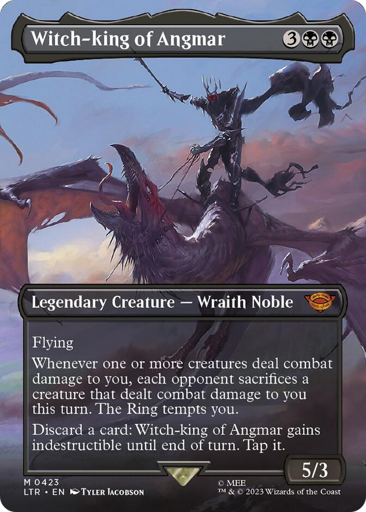 Witch-king of Angmar (Borderless Alternate Art) [The Lord of the Rings: Tales of Middle-Earth] | L.A. Mood Comics and Games