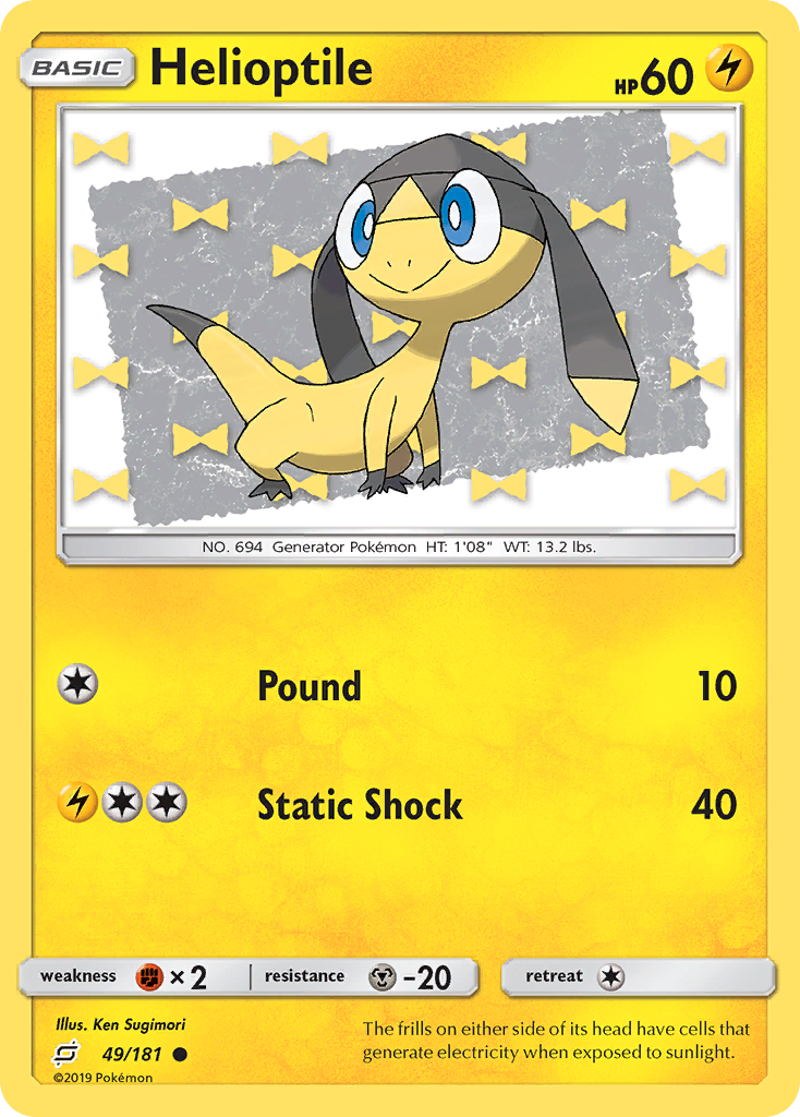 Helioptile (49/181) [Sun & Moon: Team Up] | L.A. Mood Comics and Games