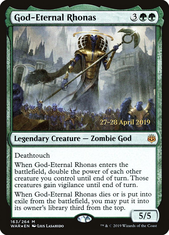 God-Eternal Rhonas [War of the Spark Prerelease Promos] | L.A. Mood Comics and Games