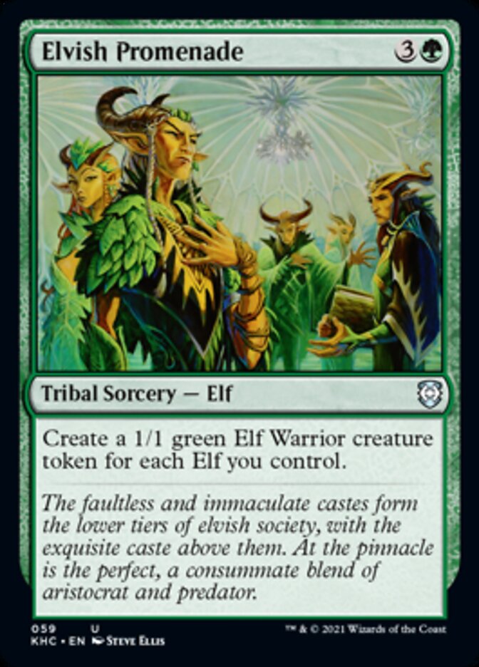 Elvish Promenade [Kaldheim Commander] | L.A. Mood Comics and Games