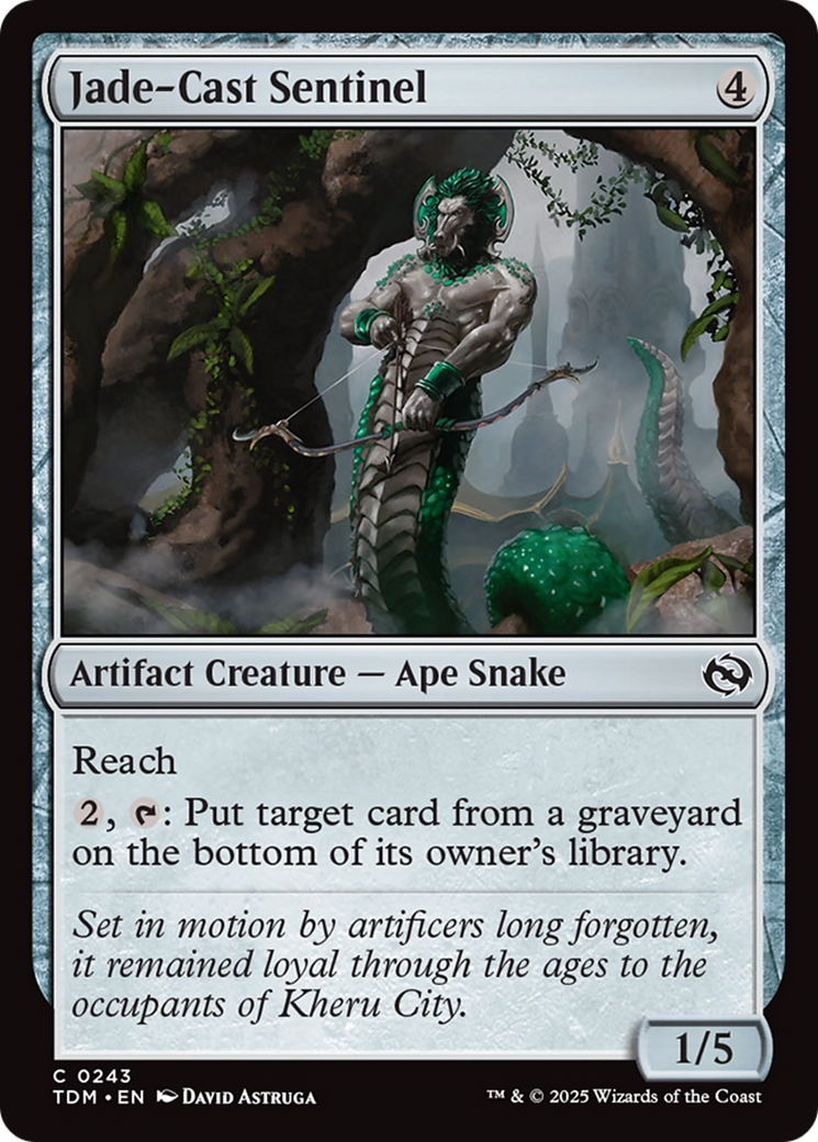 Jade-Cast Sentinel [Tarkir: Dragonstorm] | L.A. Mood Comics and Games