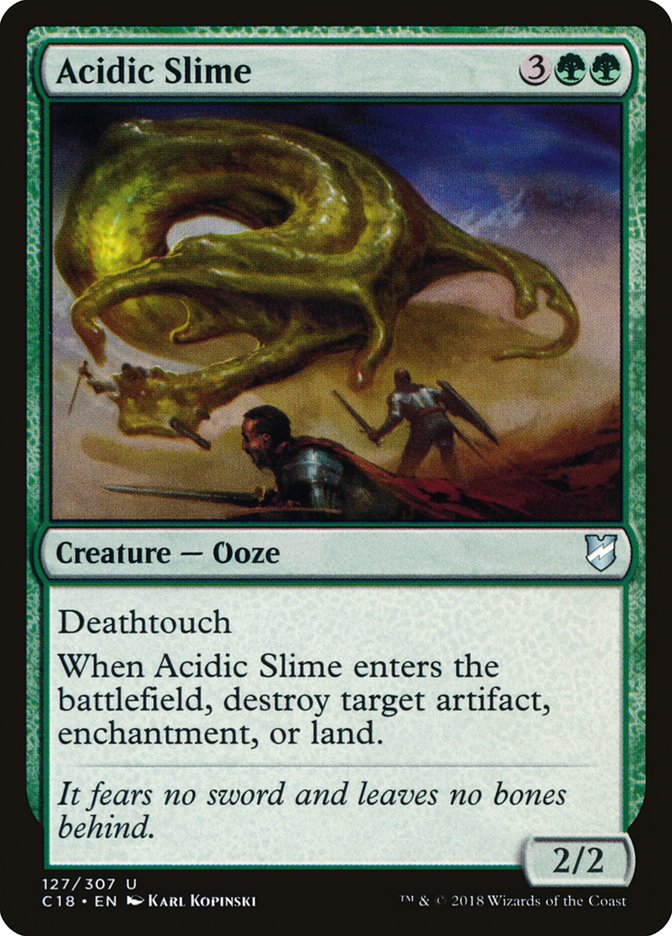 Acidic Slime [Commander 2018] | L.A. Mood Comics and Games