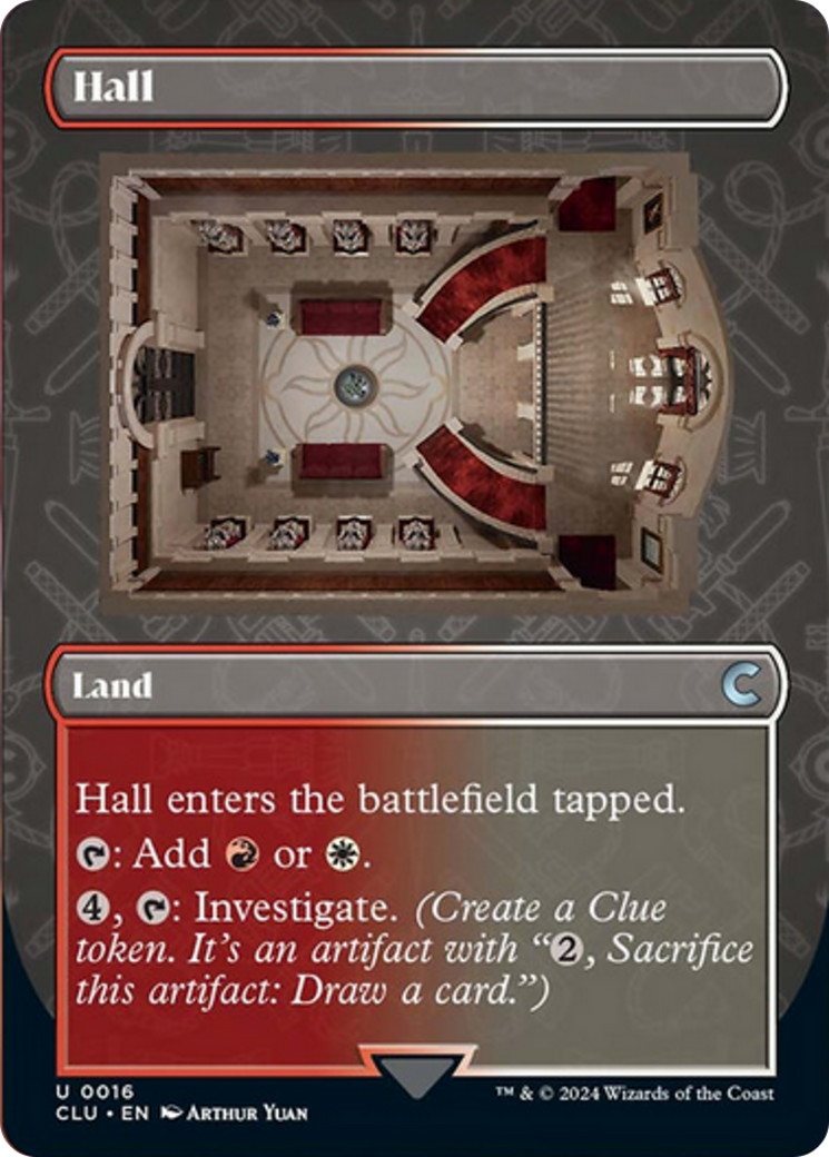 Hall (Borderless) [Ravnica: Clue Edition] | L.A. Mood Comics and Games