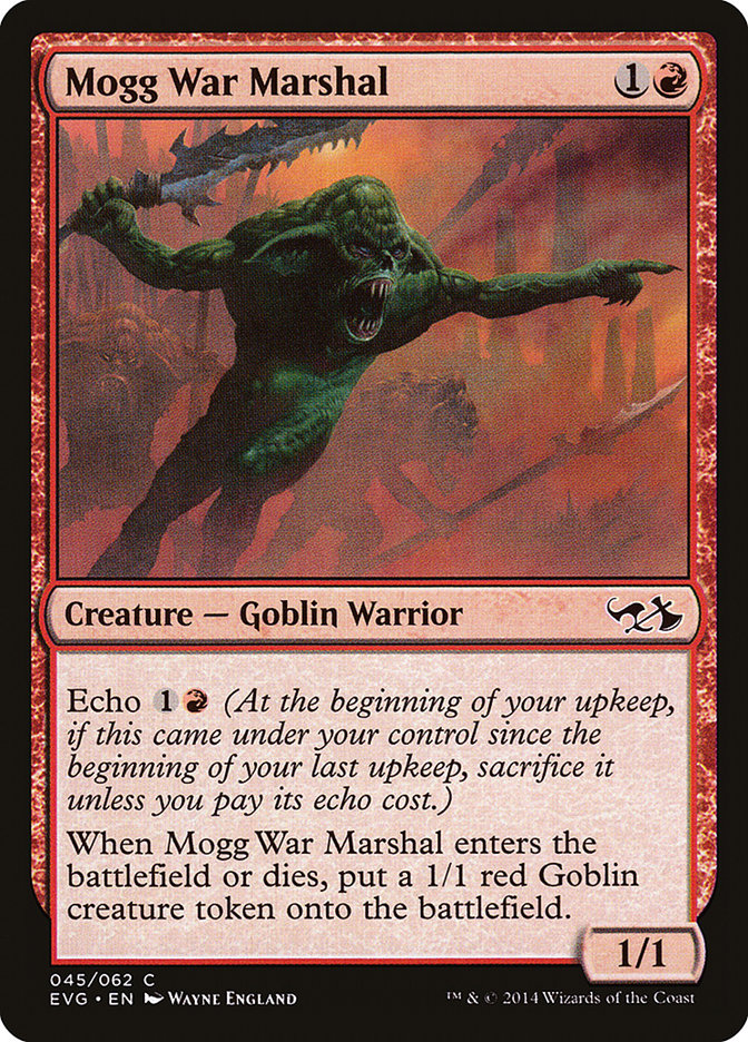Mogg War Marshal (Elves vs. Goblins) [Duel Decks Anthology] | L.A. Mood Comics and Games