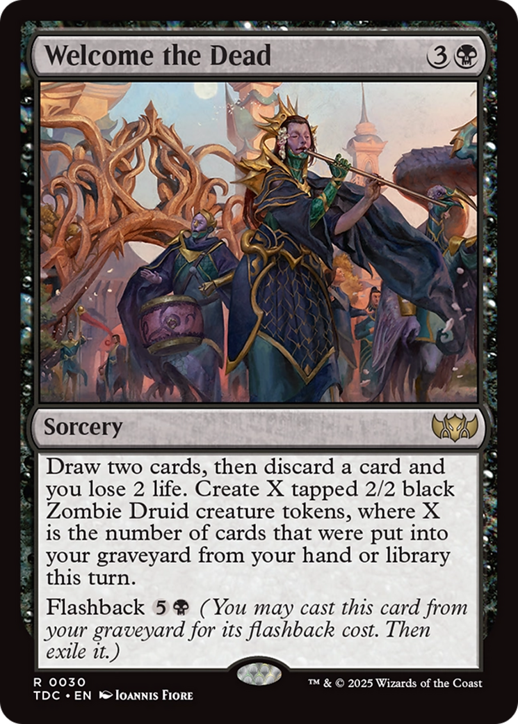 Welcome the Dead [Tarkir: Dragonstorm Commander] | L.A. Mood Comics and Games