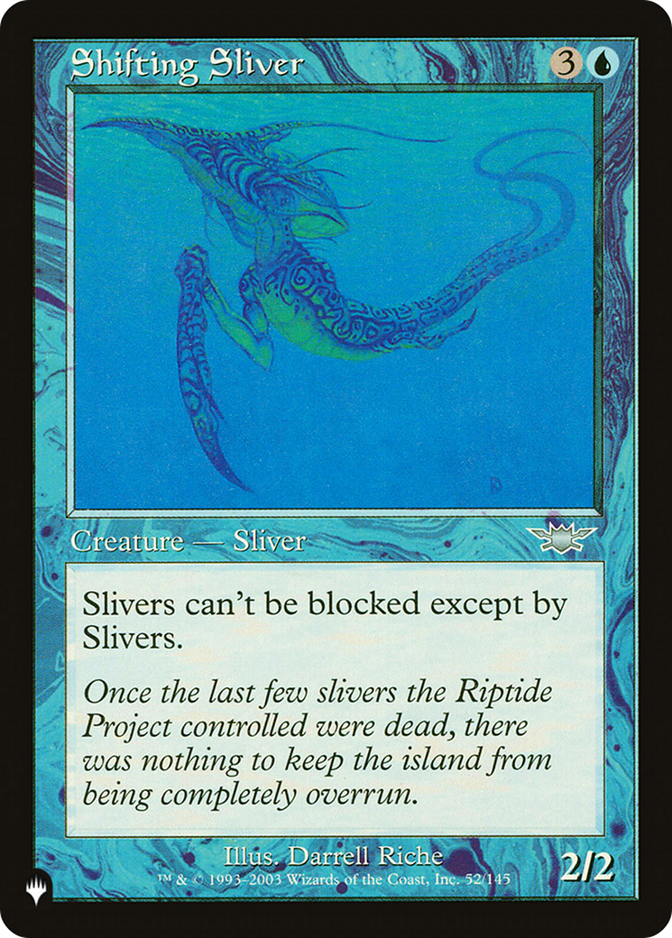 Shifting Sliver [The List] | L.A. Mood Comics and Games