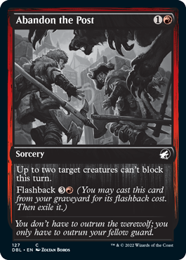 Abandon the Post [Innistrad: Double Feature] | L.A. Mood Comics and Games