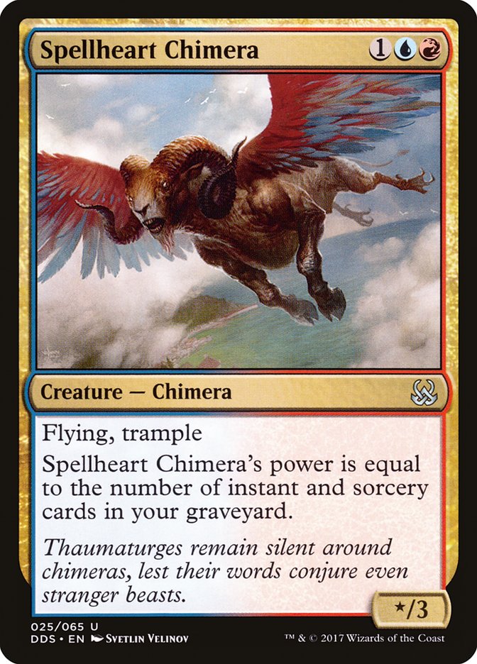 Spellheart Chimera [Duel Decks: Mind vs. Might] | L.A. Mood Comics and Games
