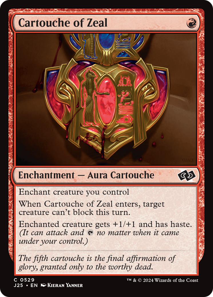 Cartouche of Zeal [Foundations Jumpstart] | L.A. Mood Comics and Games