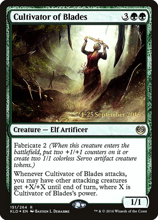 Cultivator of Blades [Kaladesh Prerelease Promos] | L.A. Mood Comics and Games