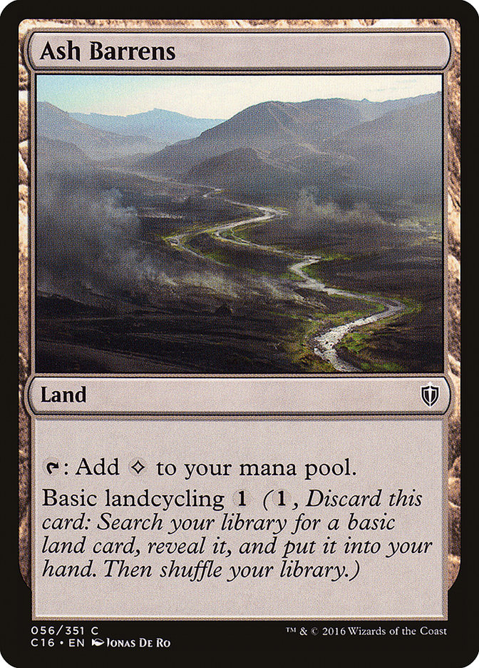 Ash Barrens [Commander 2016] | L.A. Mood Comics and Games