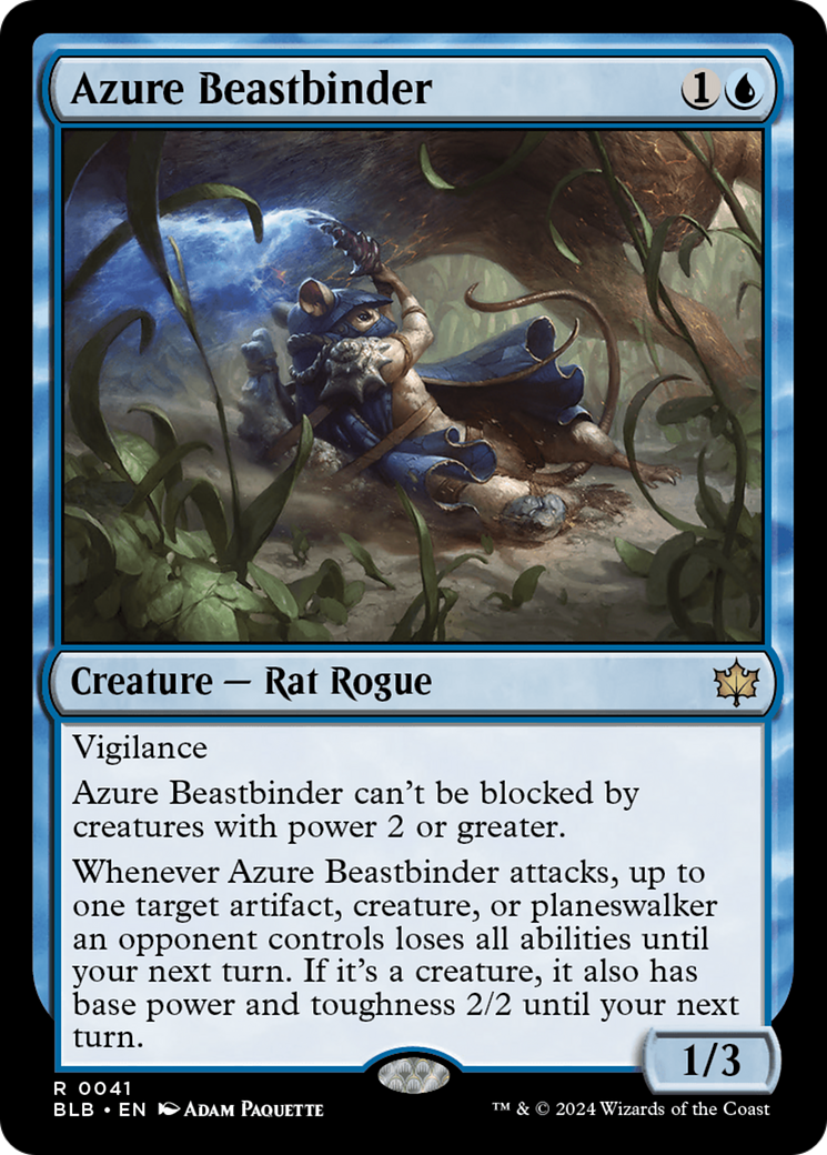 Azure Beastbinder [Bloomburrow] | L.A. Mood Comics and Games