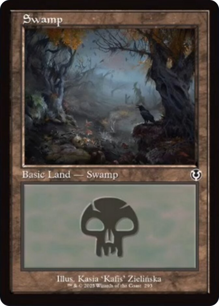 Swamp (293) (Retro Frame) [Innistrad Remastered] | L.A. Mood Comics and Games