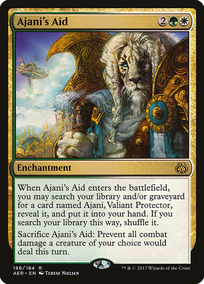 Ajani's Aid [Aether Revolt] | L.A. Mood Comics and Games