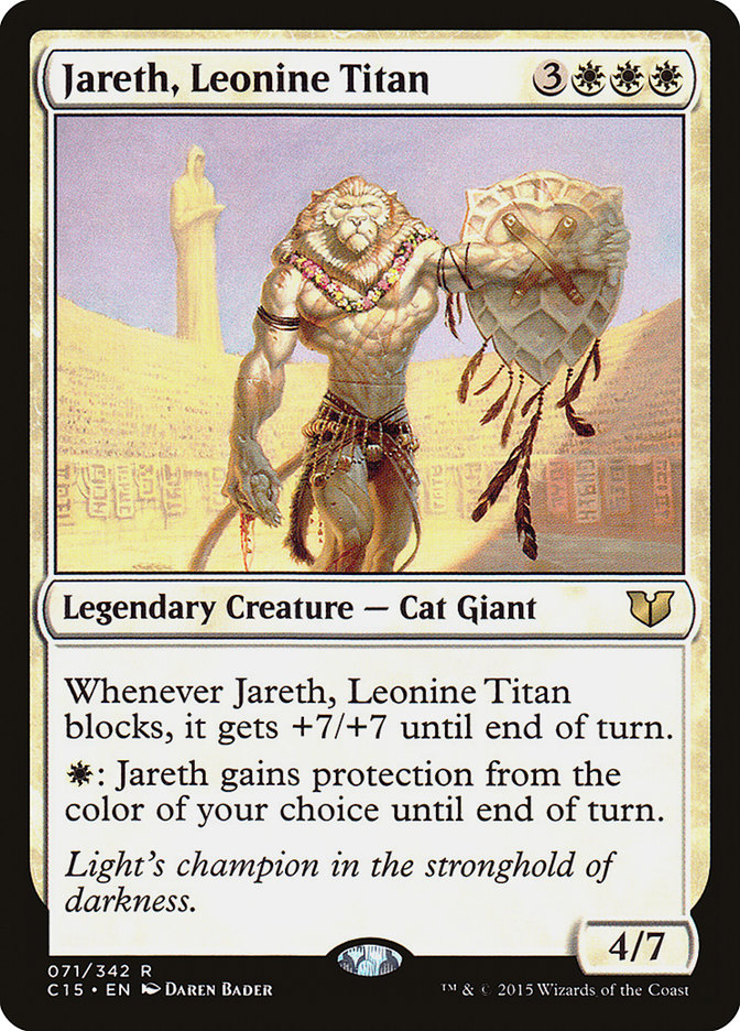 Jareth, Leonine Titan [Commander 2015] | L.A. Mood Comics and Games