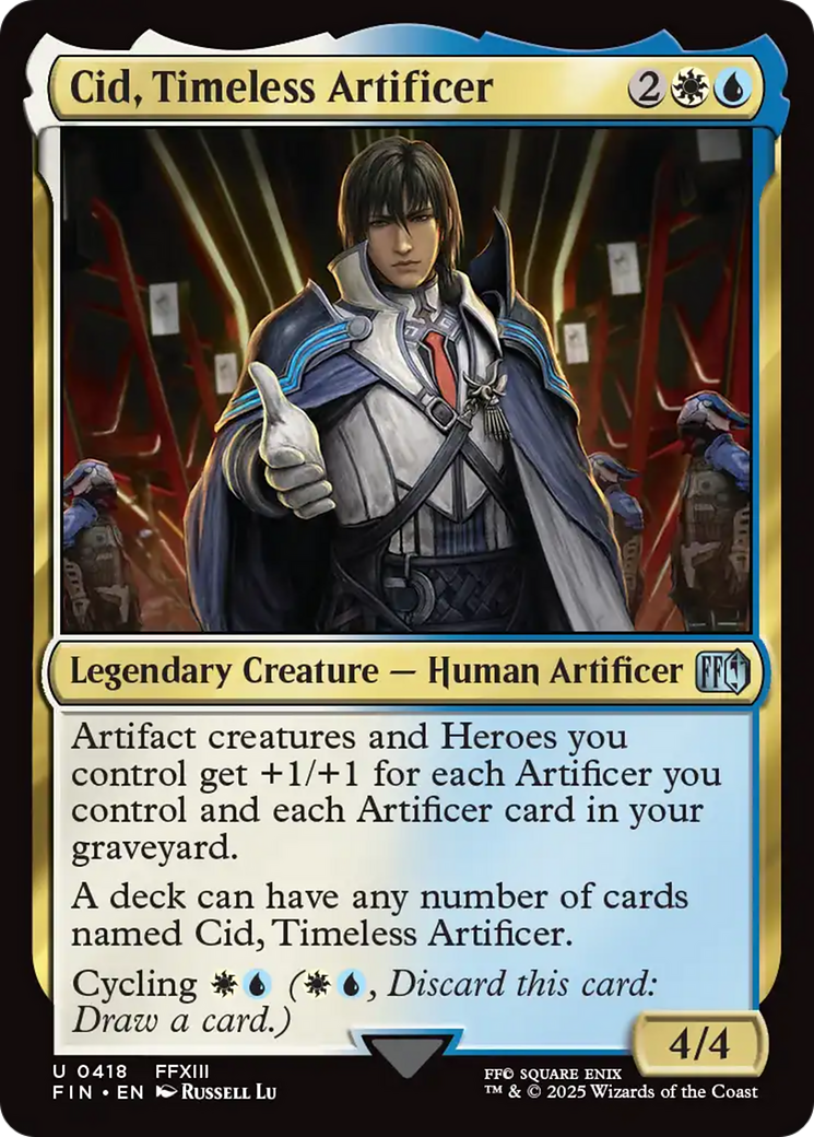 Cid, Timeless Artificer (0418) [FINAL FANTASY] | L.A. Mood Comics and Games