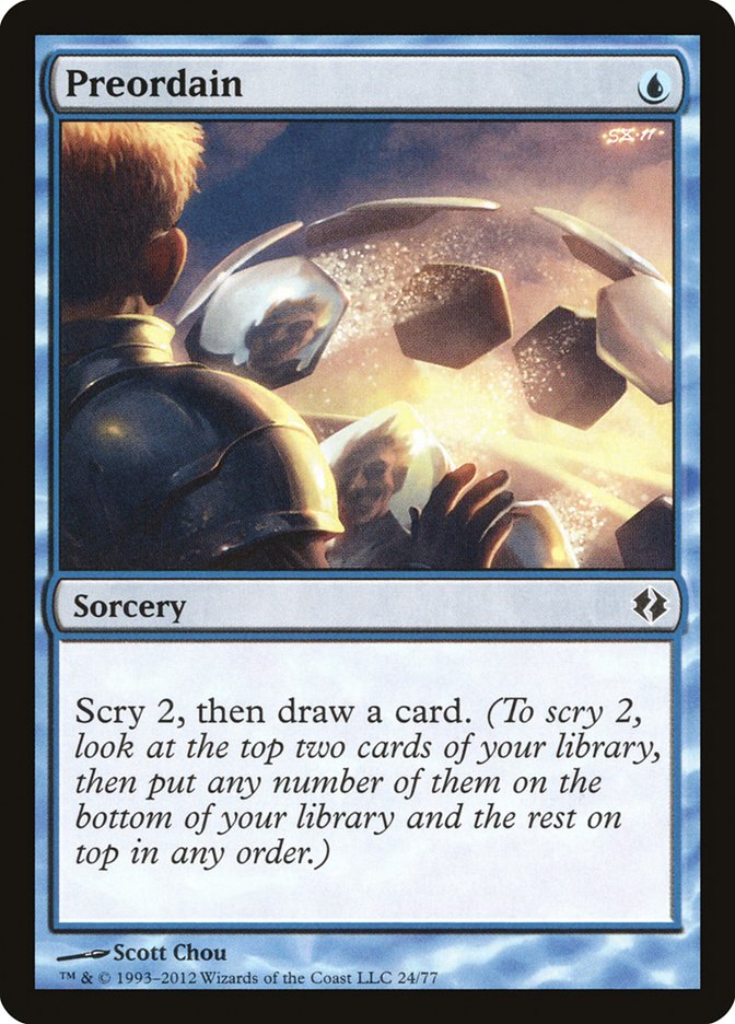 Preordain [Duel Decks: Venser vs. Koth] | L.A. Mood Comics and Games