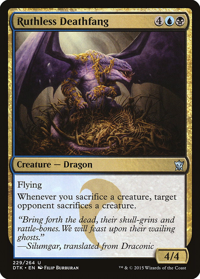 Ruthless Deathfang [Dragons of Tarkir] | L.A. Mood Comics and Games