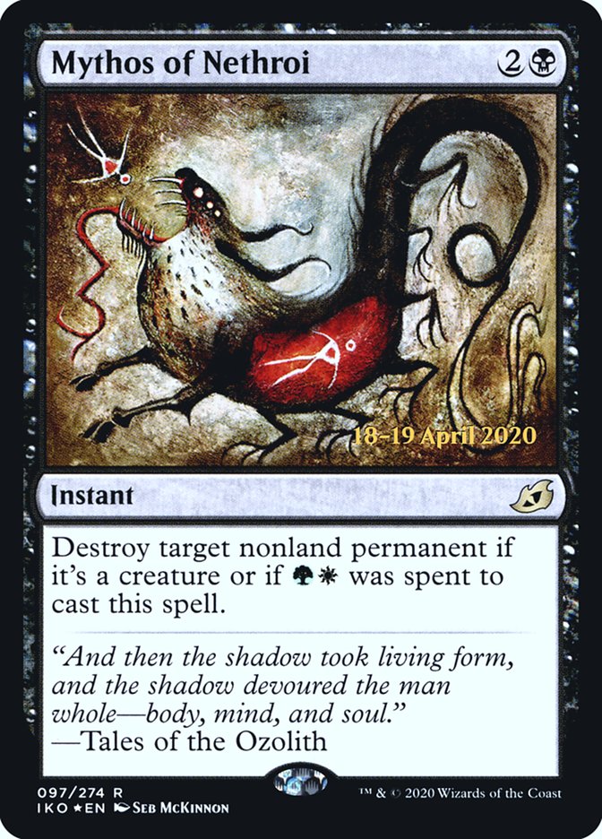 Mythos of Nethroi [Ikoria: Lair of Behemoths Prerelease Promos] | L.A. Mood Comics and Games