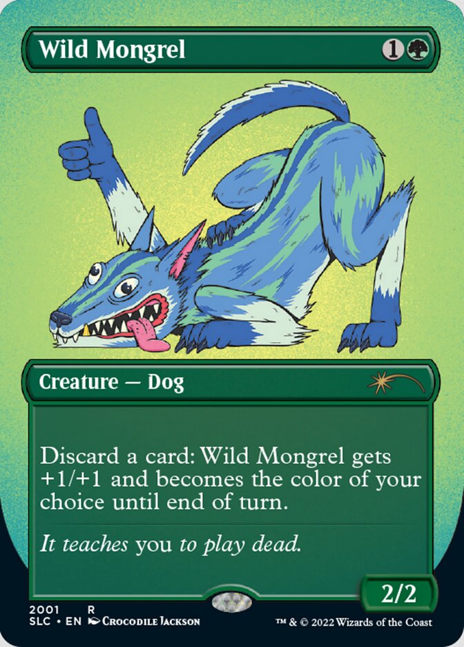 Wild Mongrel (Borderless) [Secret Lair Countdown Kit] | L.A. Mood Comics and Games