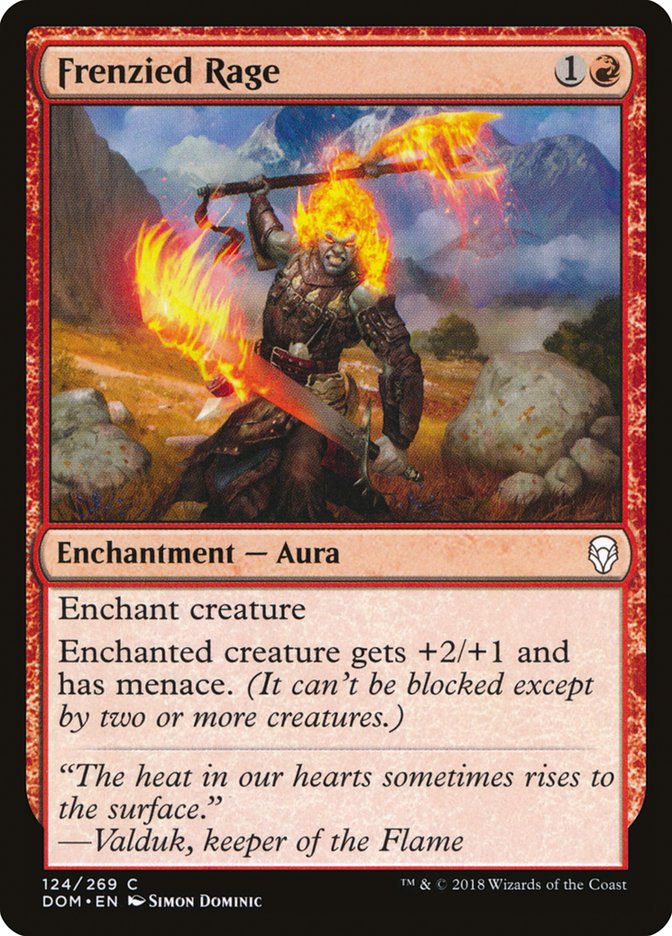 Frenzied Rage [Dominaria] | L.A. Mood Comics and Games