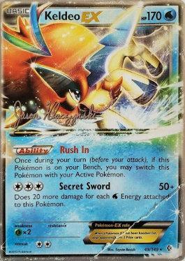 Keldeo EX (49/149) (Darkrai Deck - Jason Klaczynski) [World Championships 2013] | L.A. Mood Comics and Games