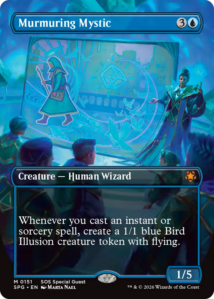 Murmuring Mystic (Borderless) [Secrets of Strixhaven Special Guests] | L.A. Mood Comics and Games
