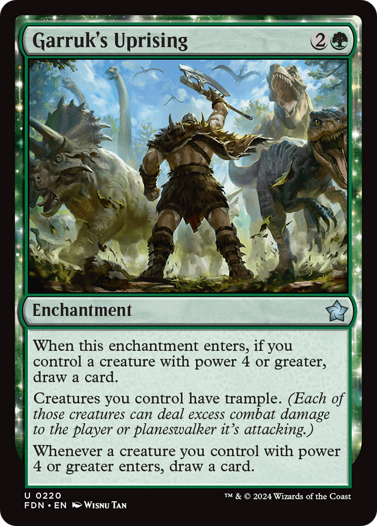 Garruk's Uprising [Foundations] | L.A. Mood Comics and Games