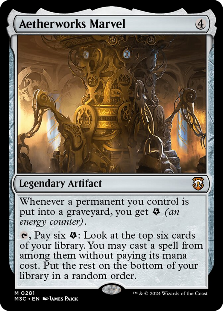 Aetherworks Marvel (Ripple Foil) [Modern Horizons 3 Commander] | L.A. Mood Comics and Games