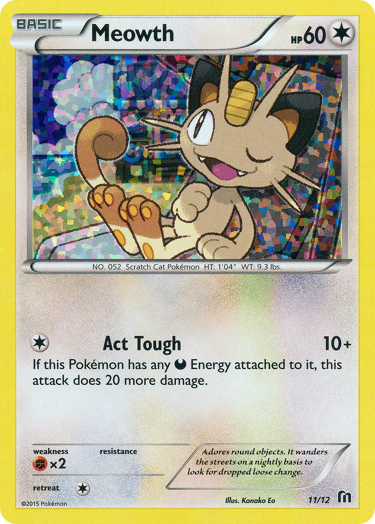 Meowth (11/12) [McDonald's Promos: 2016 Collection] | L.A. Mood Comics and Games
