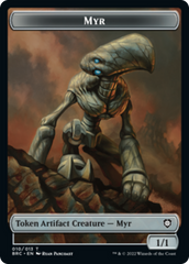 Myr // Servo Double-Sided Token [The Brothers' War Commander Tokens] | L.A. Mood Comics and Games