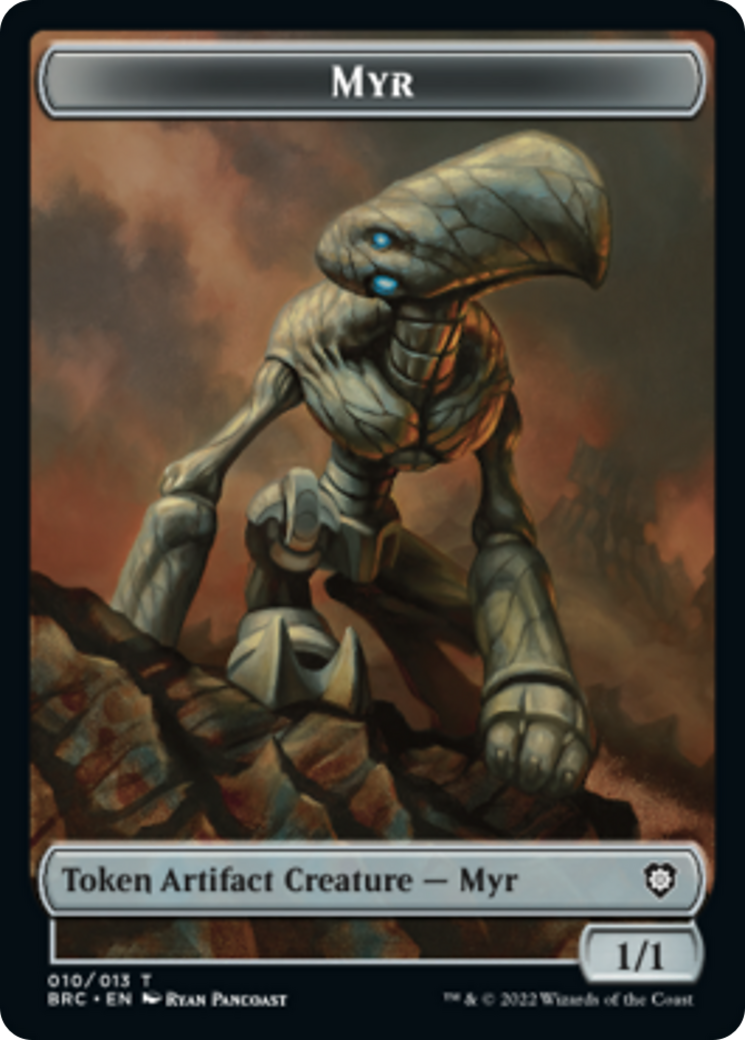 Myr // Powerstone Double-Sided Token [The Brothers' War Commander Tokens] | L.A. Mood Comics and Games