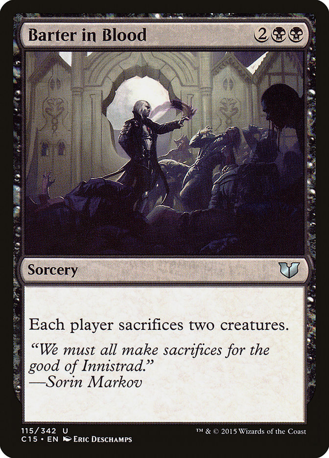 Barter in Blood [Commander 2015] | L.A. Mood Comics and Games