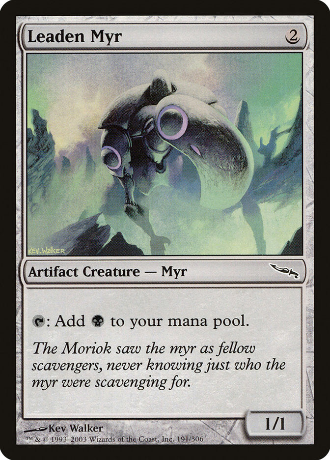 Leaden Myr [Mirrodin] | L.A. Mood Comics and Games
