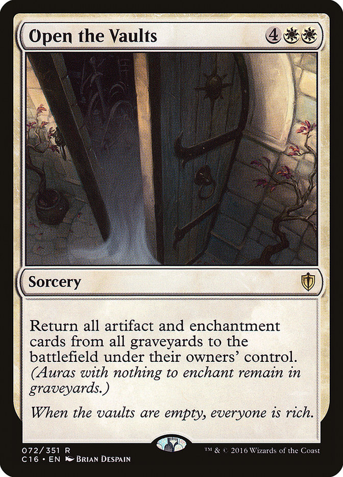 Open the Vaults [Commander 2016] | L.A. Mood Comics and Games