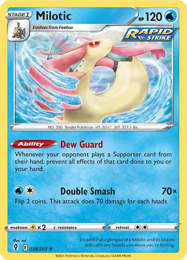 Milotic (038/203) [Sword & Shield: Evolving Skies] | L.A. Mood Comics and Games