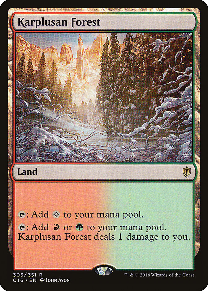 Karplusan Forest [Commander 2016] | L.A. Mood Comics and Games