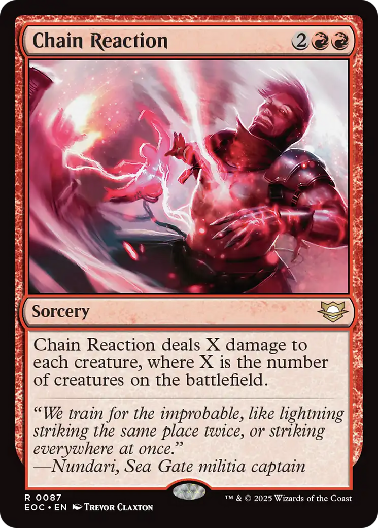 Chain Reaction [Edge of Eternities Commander] | L.A. Mood Comics and Games