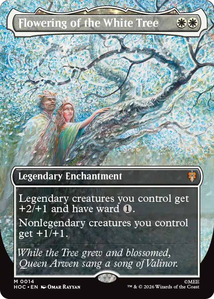 Flowering of the White Tree (Borderless) [The Hobbit: Eternal-Legal] | L.A. Mood Comics and Games