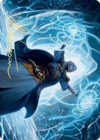 Frost Augur Art Card (Gold-Stamped Signature) [Kaldheim Art Series] | L.A. Mood Comics and Games
