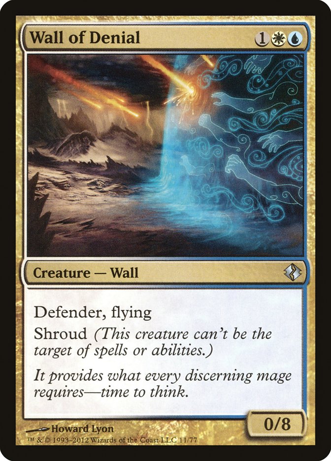 Wall of Denial [Duel Decks: Venser vs. Koth] | L.A. Mood Comics and Games
