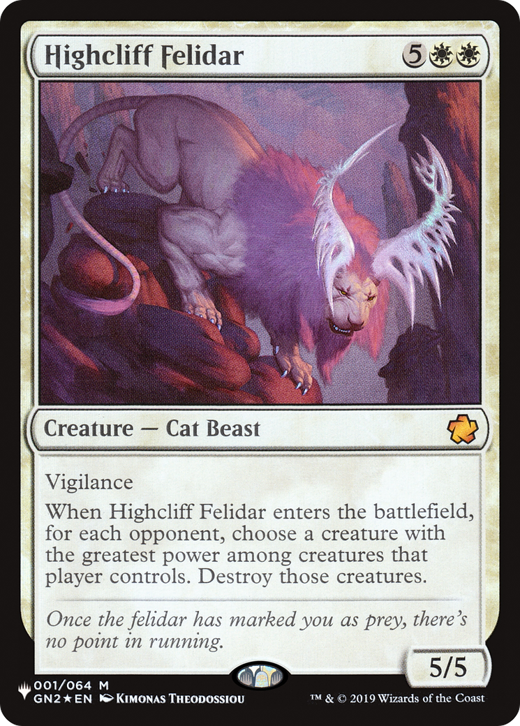 Highcliff Felidar [The List] | L.A. Mood Comics and Games