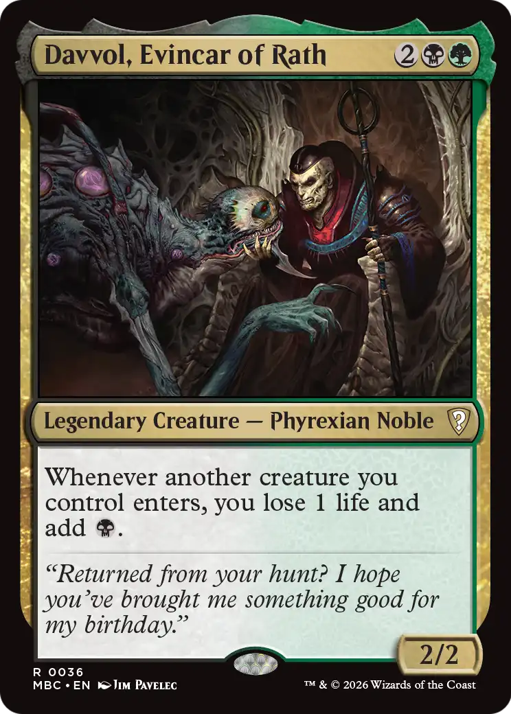Davvol, Evincar of Rath [Mystery Booster: Commander Edition] | L.A. Mood Comics and Games