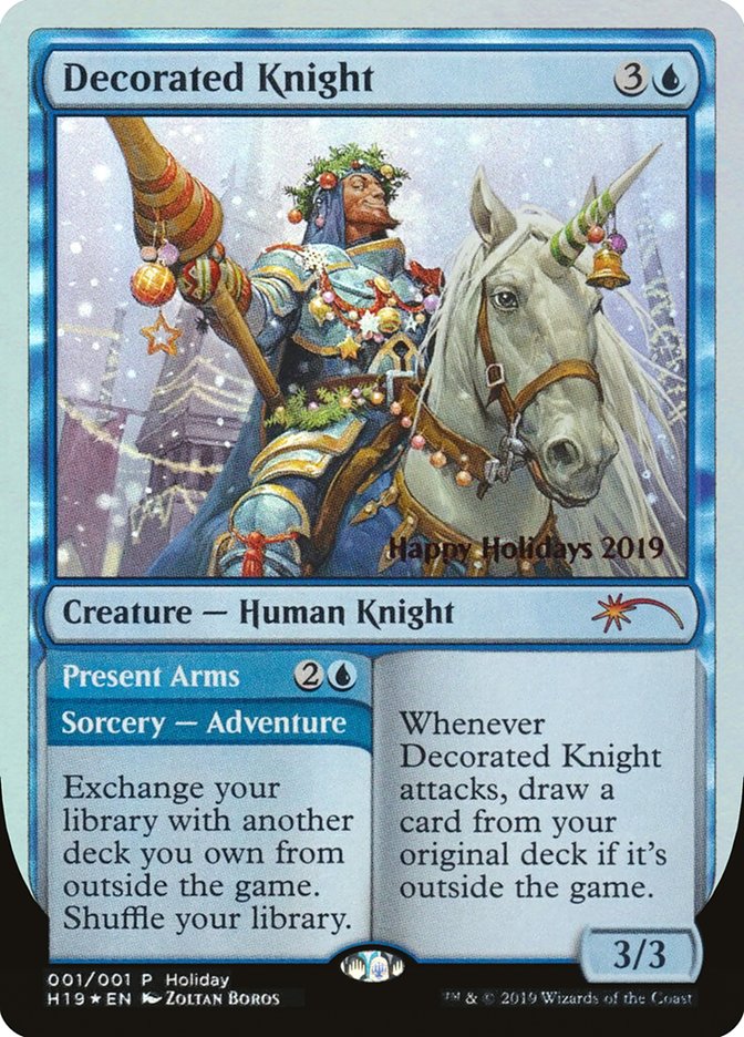 Decorated Knight // Present Arms [Happy Holidays] | L.A. Mood Comics and Games
