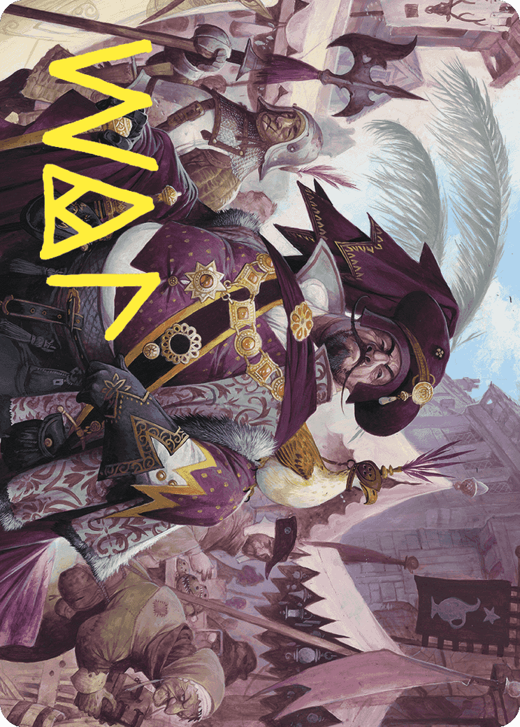 Discerning Financier Art Card (Gold-Stamped Signature) [Wilds of Eldraine Art Series] | L.A. Mood Comics and Games