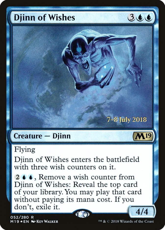 Djinn of Wishes [Core Set 2019 Prerelease Promos] | L.A. Mood Comics and Games