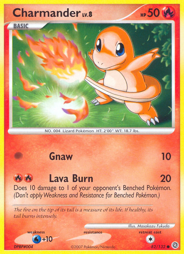 Charmander (82/132) [Diamond & Pearl: Secret Wonders] | L.A. Mood Comics and Games
