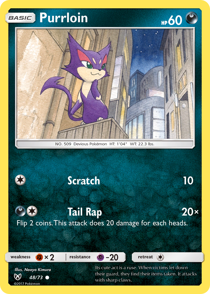Purrloin (48/73) [Sun & Moon: Shining Legends] | L.A. Mood Comics and Games