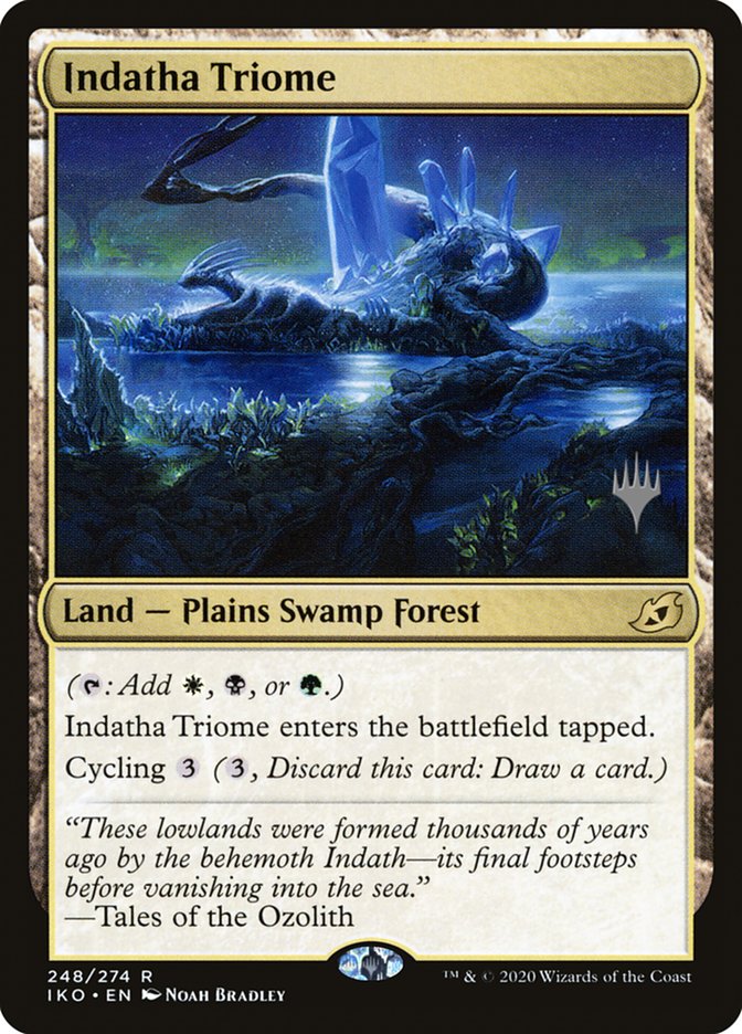 Indatha Triome (Promo Pack) [Ikoria: Lair of Behemoths Promos] | L.A. Mood Comics and Games