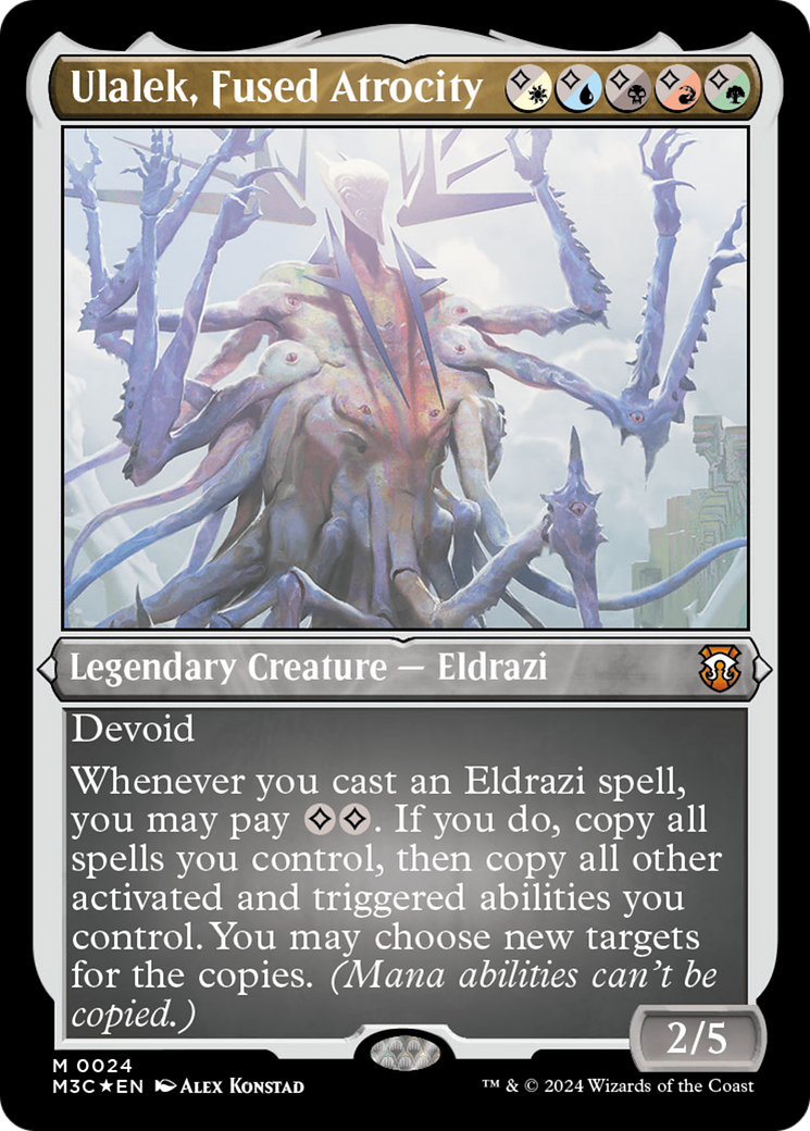 Ulalek, Fused Atrocity (Foil Etched) [Modern Horizons 3 Commander] | L.A. Mood Comics and Games